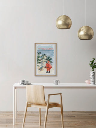 "Meet Santa" Framed Painting Print, 30x45