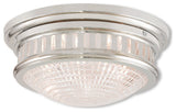 Berwick 2-Light Ceiling Mount, Polished Nickel