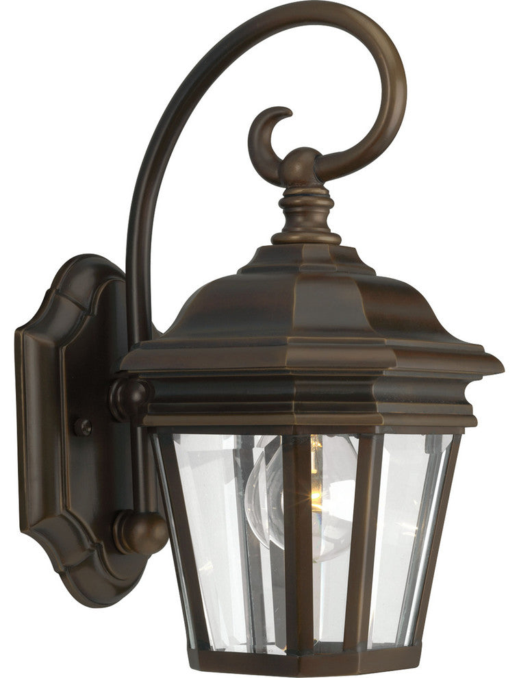 Progress Lighting 1-Light Wall Lantern With Clear BeveLED Glass Panels