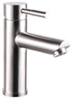 Single Hole One Hand Handle Bathroom Faucet In Brushed Nickel