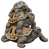 Threes a Crowd Turtle Statue