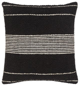 Surya Ontario Pillow Cover 20"H X 20"W Black