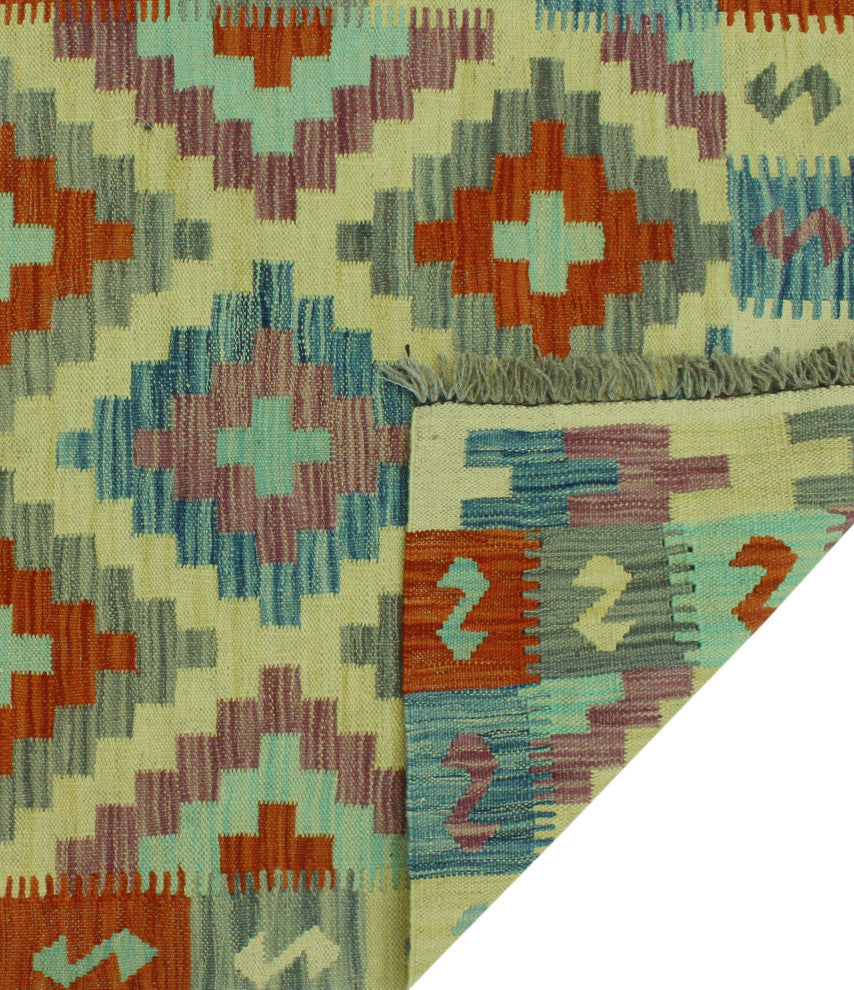 Sangat Kilim Raedleah Rust/Blue Runner, 2'7x7'11