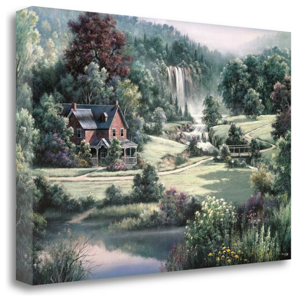 "Spring Falls" By Dubravko Raos, Giclee Print on Gallery Wrap Canvas