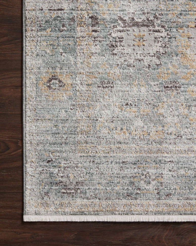Loloi Bonney Teal / Gold 2'-0" x 3'-0" Area Rug