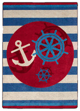 Ahoy There, Red, 8'x11'