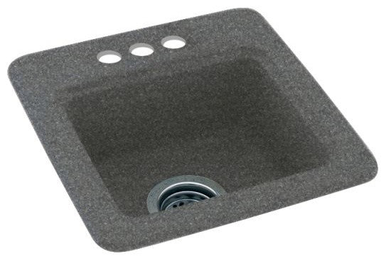 Swan 15x15x6 Solid Surface Drop Bar Sink, 3-Holes, Night Sky