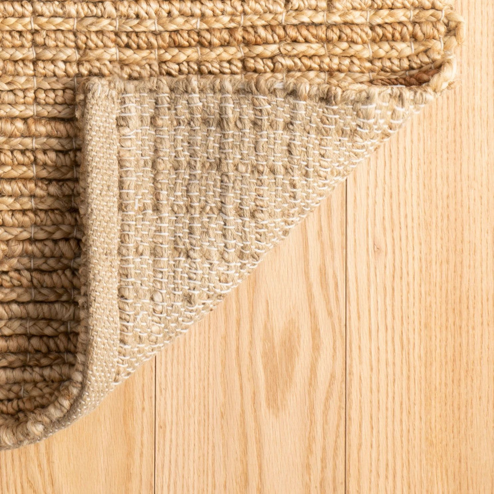 Dash & Albert Dunes Natural Handwoven Jute Rug, Natural, 5' x 8'