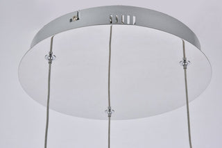 Contemporary Chrome 3-Light Chandelier