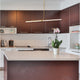 Corvette Modern 1 Light Aged Brass White Metal Pendant