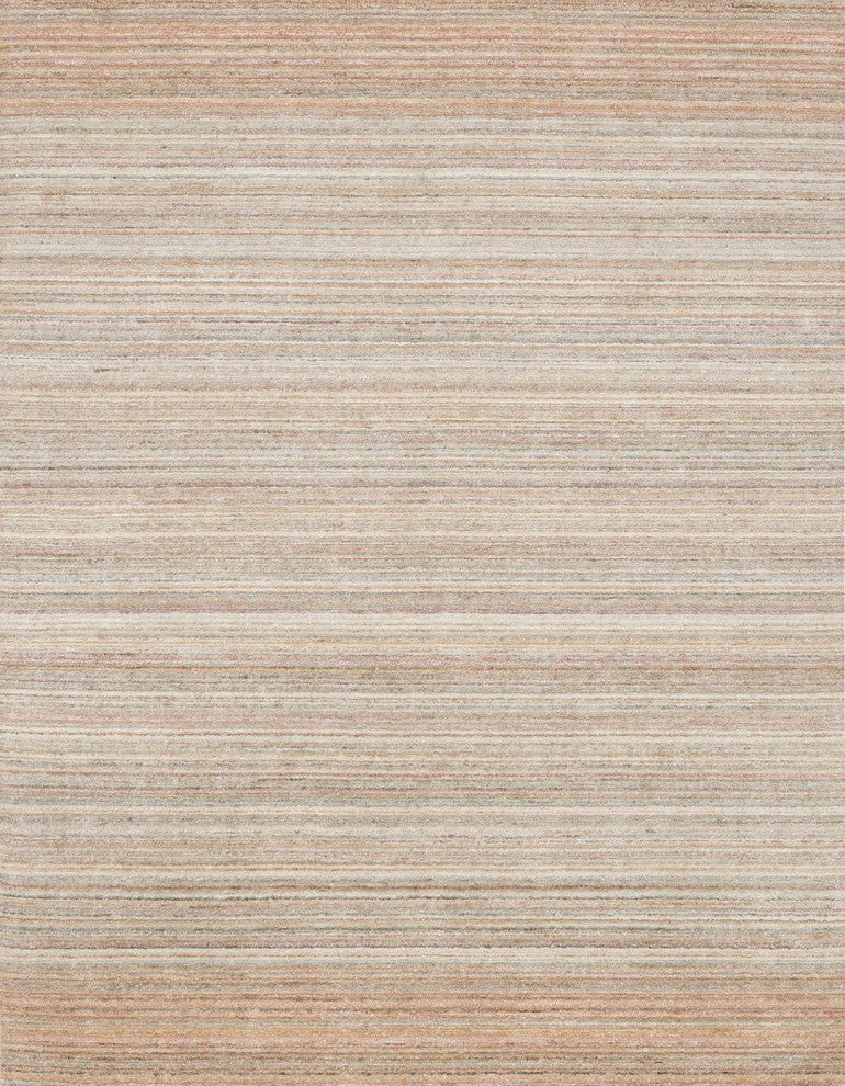 Haven Rug, Silver/Blush, 5'6"x8'6"