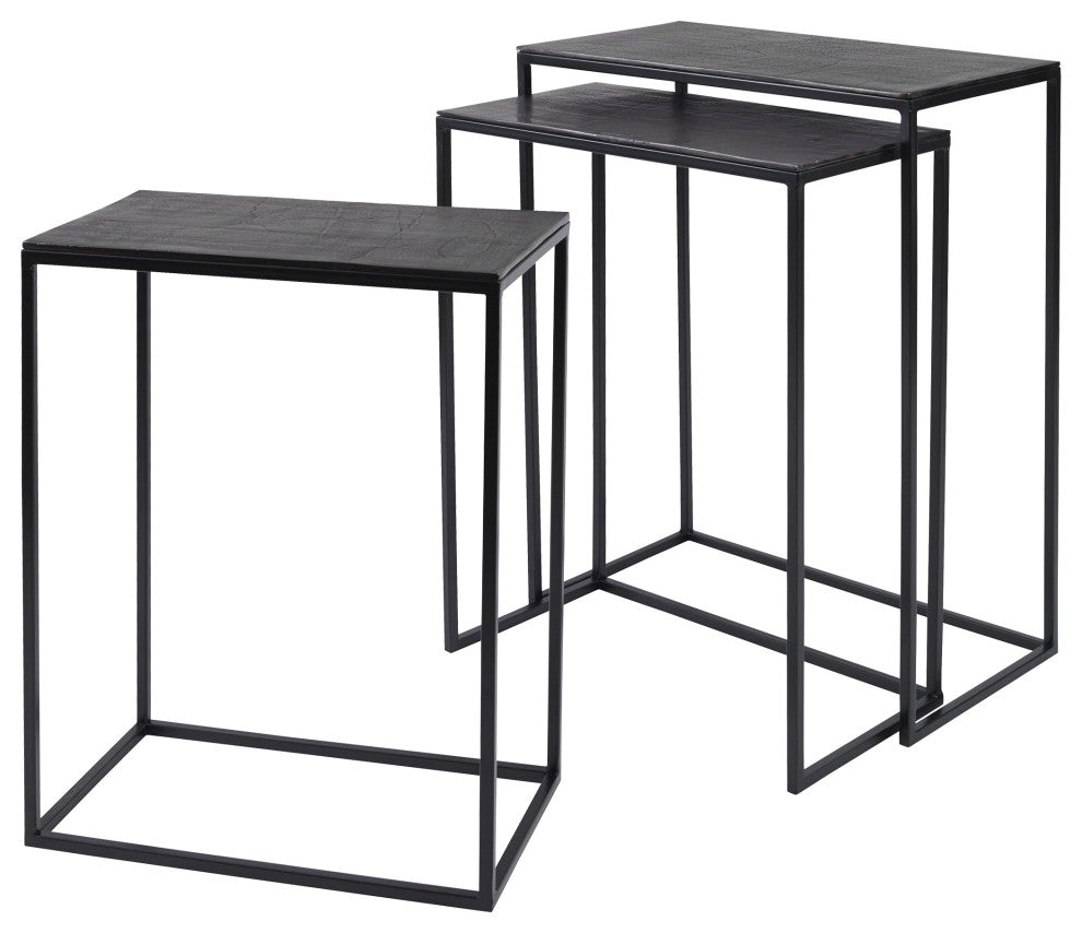Uttermost Coreene Iron Nesting Tables Set of 3