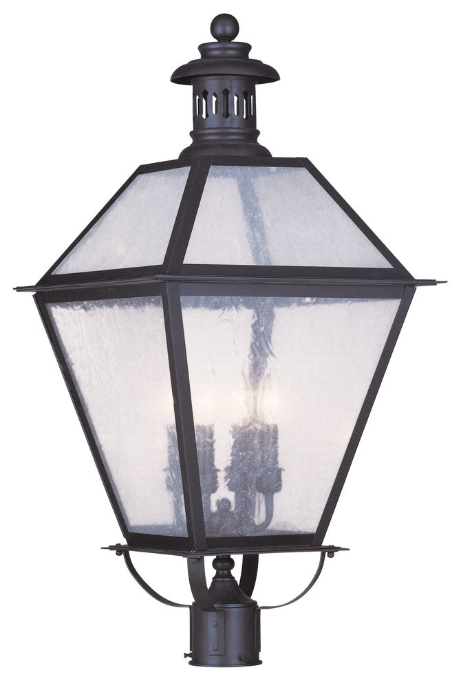 Livex Lighting 4 Light Bronze Outdoor Post Lantern - 2054-07