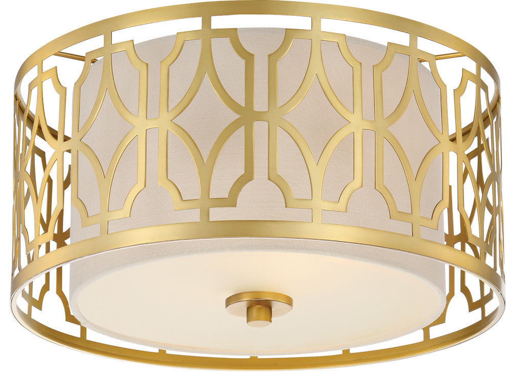 Nuvo Filigree 2-Light Flush Fixture