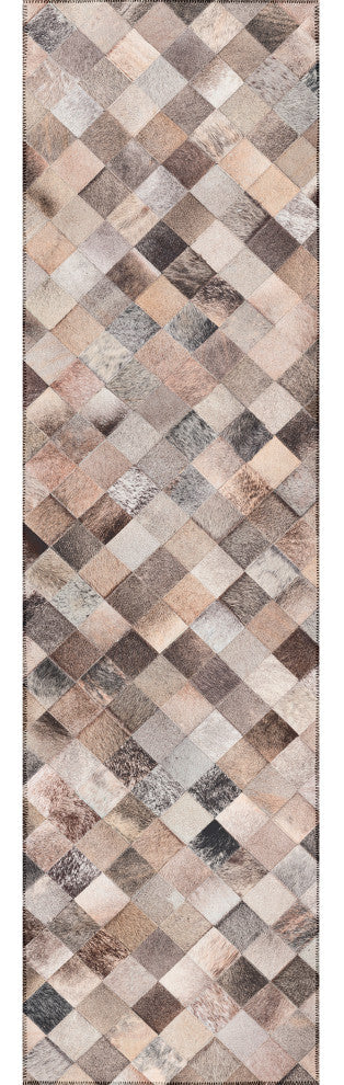 Indoor/Outdoor Stetson SS2 Flannel Machine Washable 2'3" x 12' Runner Rug