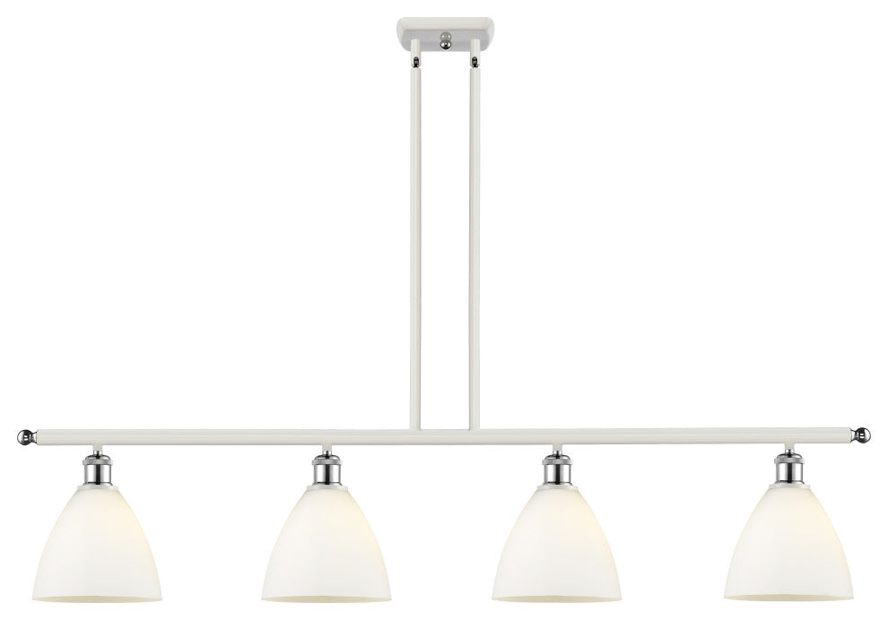 Innovations 516-4I-WPC-GBD-751 4 Light Island Light, White, Polished Chrome