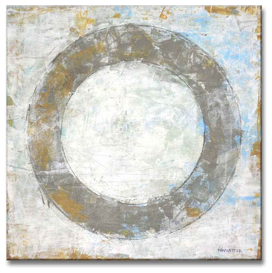 Ready2HangArt ''Simple Balance I'' by Norman Wyatt, 16"x16"