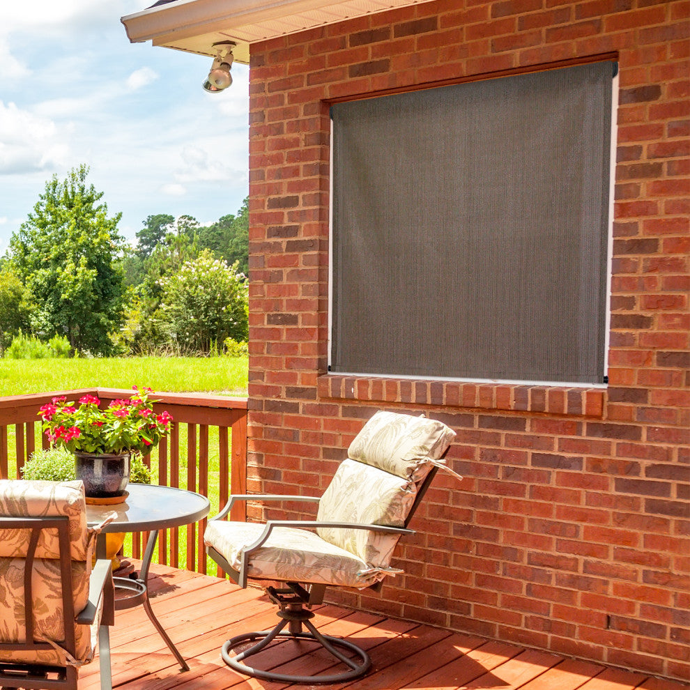 Cordless Outdoor Sun Shade, Jasper, 96" W X 72" L