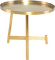 Landon Side Table in Brushed Gold Stainless Steel