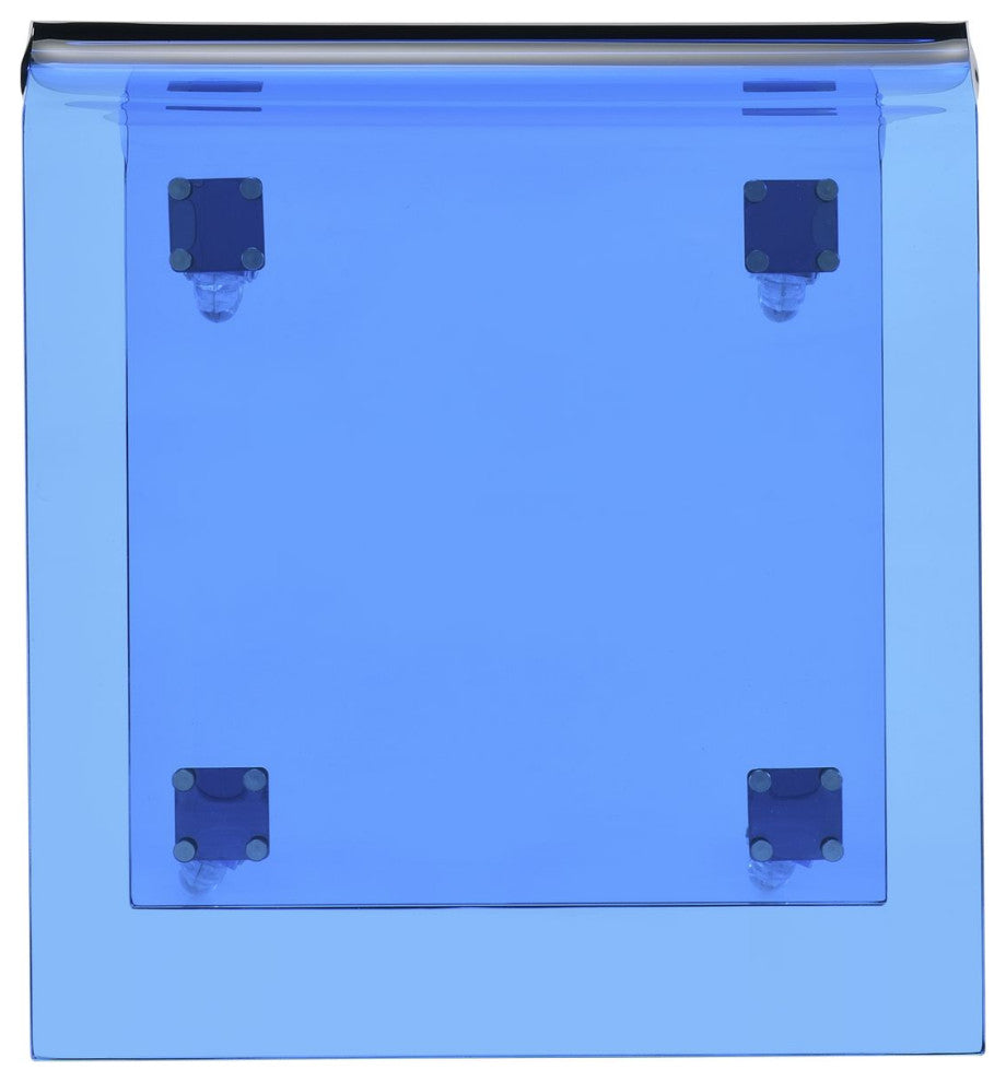 Peek Acrylic Snack Table, Blue