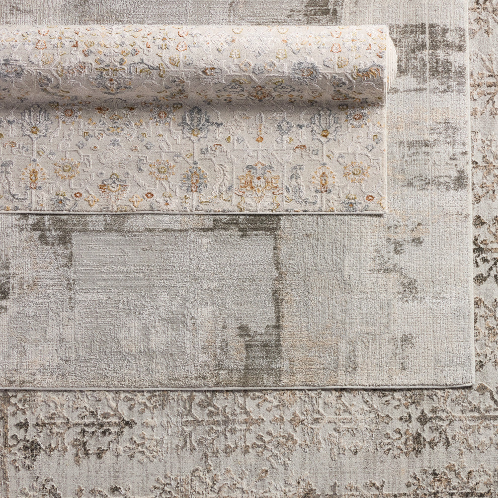 Jaipur Living Proto Abstract Cream/ Taupe Area Rug 8'X10'