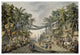 "Market Scene in an Imaginary Oriental Port" Paper Art, 62"x42"