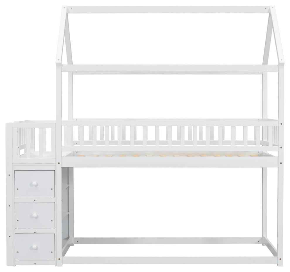 Gewnee TWIN/TWIN HOUSE BUNK BED