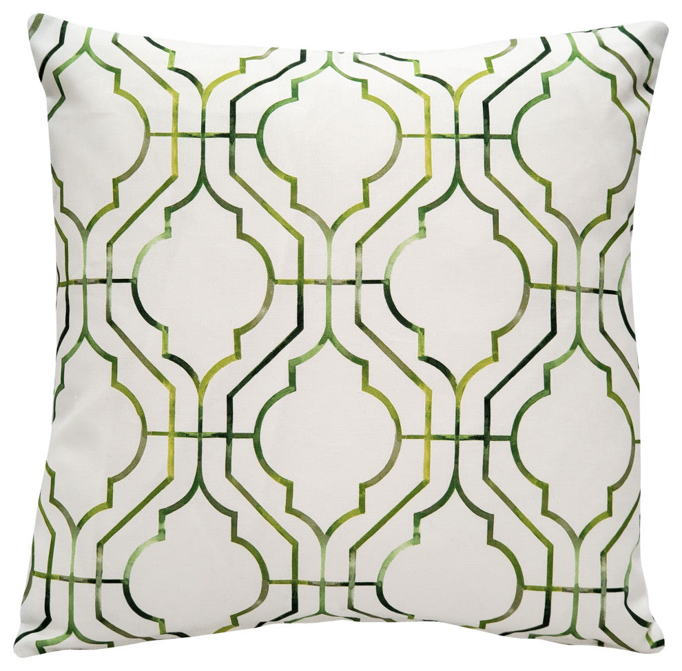 Biltmore Gate Green Throw Pillow 20x20, with Polyfill Insert