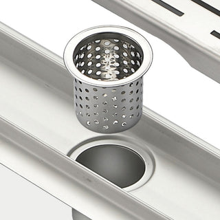 Kube 27.5" Linear Drain With Linear Grate