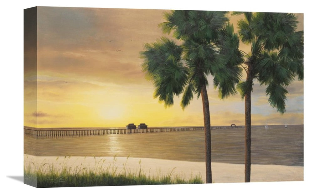 "Naples Sunset" Artwork, 18" x 12"