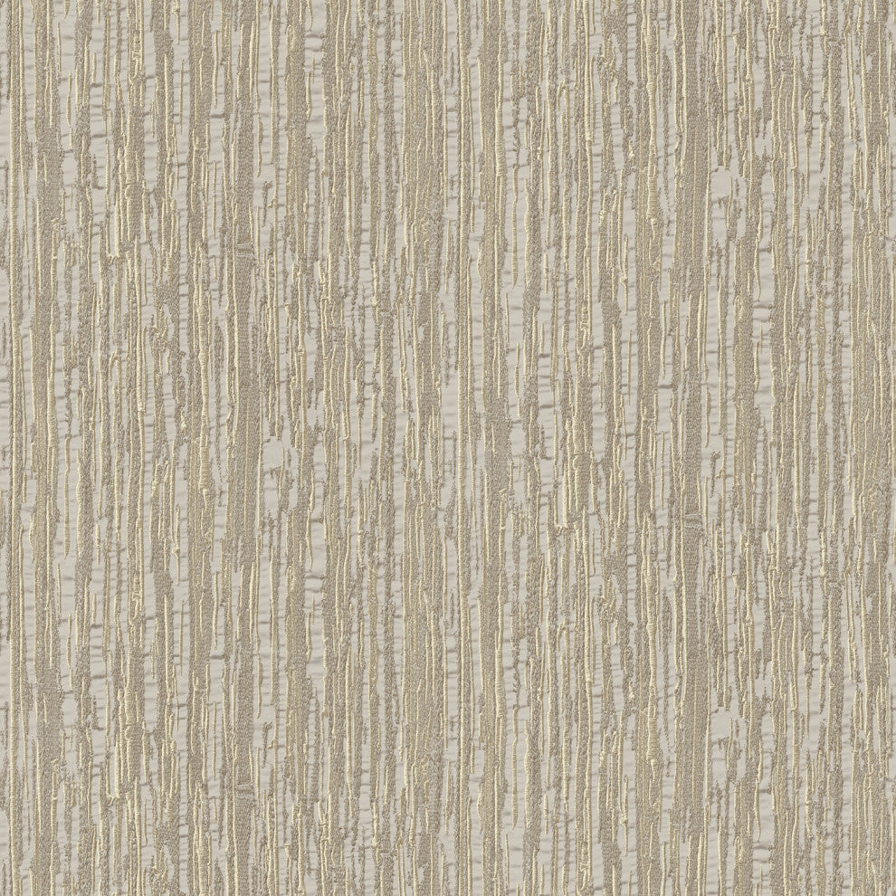 Textured Wallpaper, Grasscloth Stripes, Gold Metallic Silver Gray Taupe, 1 Roll