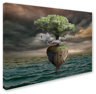 Radoslav Penchev 'Sky Island' Canvas Art, 47x35