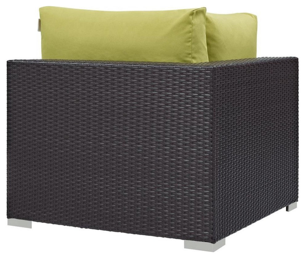 Espresso Peridot Convene Outdoor Patio Corner