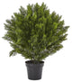 3' Cedar Artificial Bush, Indoor and Outdoor, Green