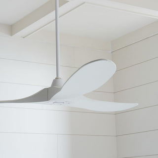 Maverick 3 Blade Outdoor Ceiling Fan Matte White Matte White Contemporary