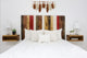 Handcrafted Headboard, Hanger Style, Fall Mix, Queen
