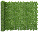 vidaXL Balcony Screen with Green Leaves 157.5"x59.1"