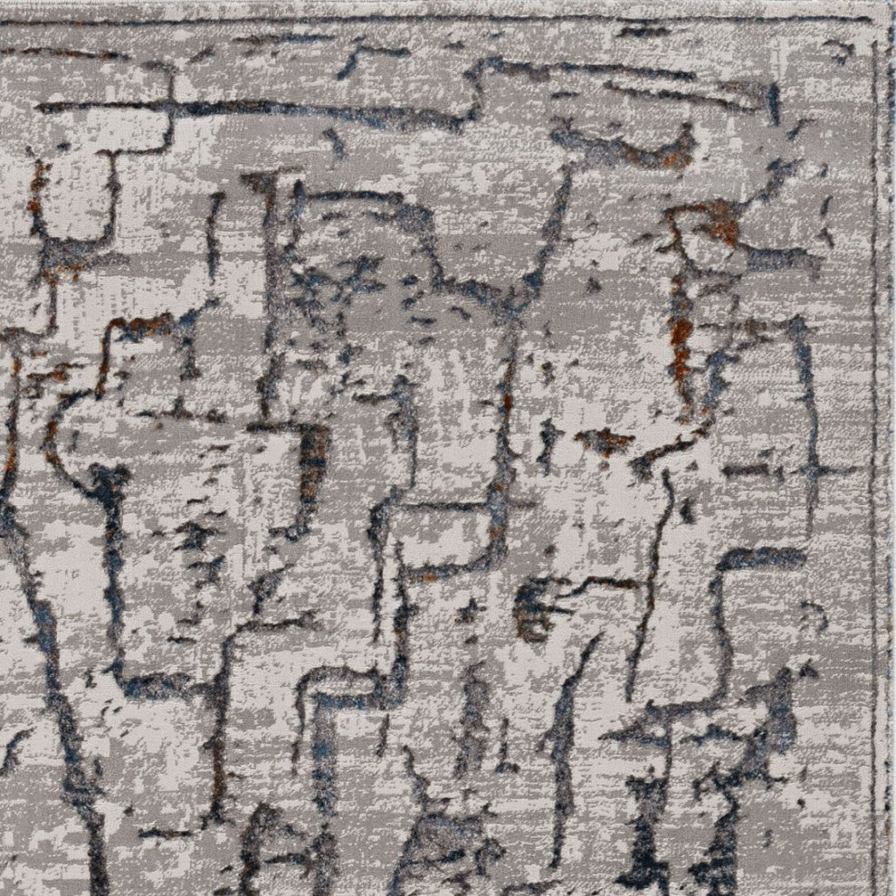KAS Inspire 7506 Gray Expressions Area Rug, 7'10"x10'10"