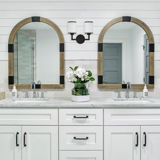 Crystorama Lighting Group BRY-8002 Bryant 2 Light 15"W Vanity - Black Forged