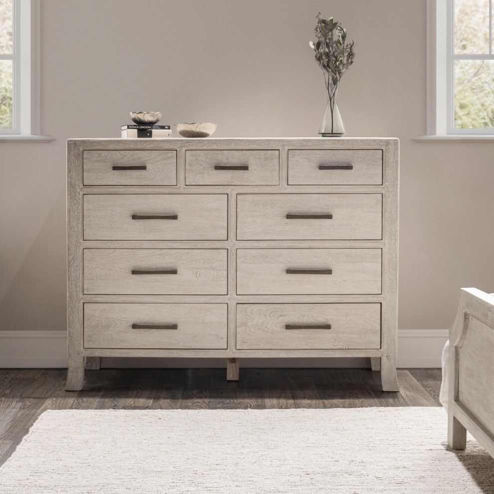 Westmont 9-Drawer Mango Wood Dresser