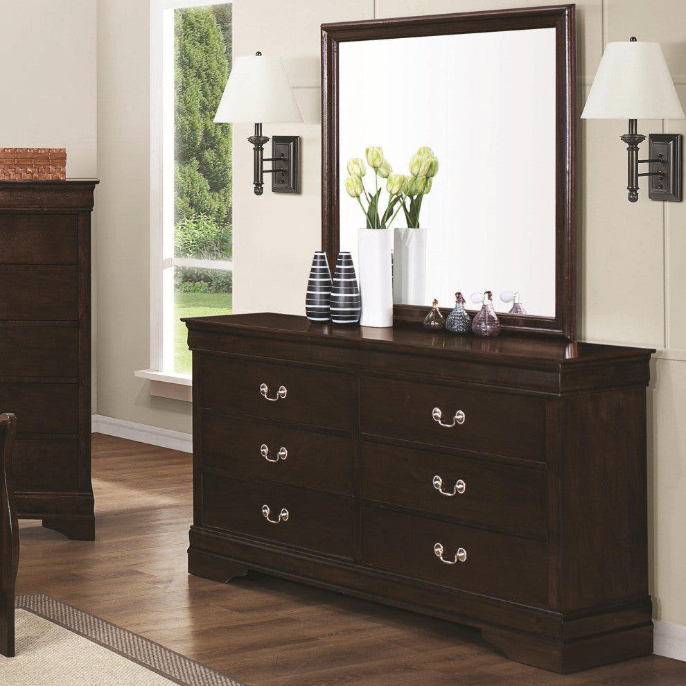 Coaster Louis Philippe Dresser in Cappuccino