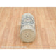 Ivory Wool Hand Knotted Reimagined Viss XL Runner Oriental Rug  2'7"x21'7"