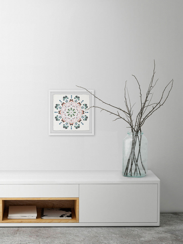 "Bug Party" Framed Painting Print, 32"x32"