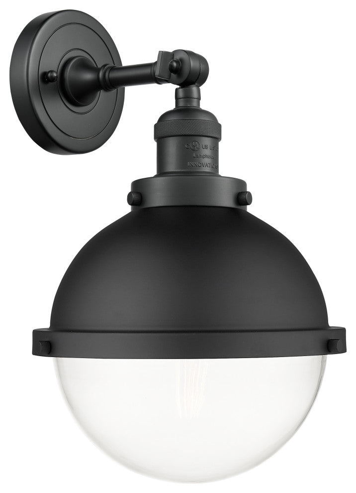INNOVATIONS 203-BK-HFS-82-BK-LED 1-Light Sconce Matte Black