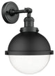 INNOVATIONS 203-BK-HFS-82-BK-LED 1-Light Sconce Matte Black