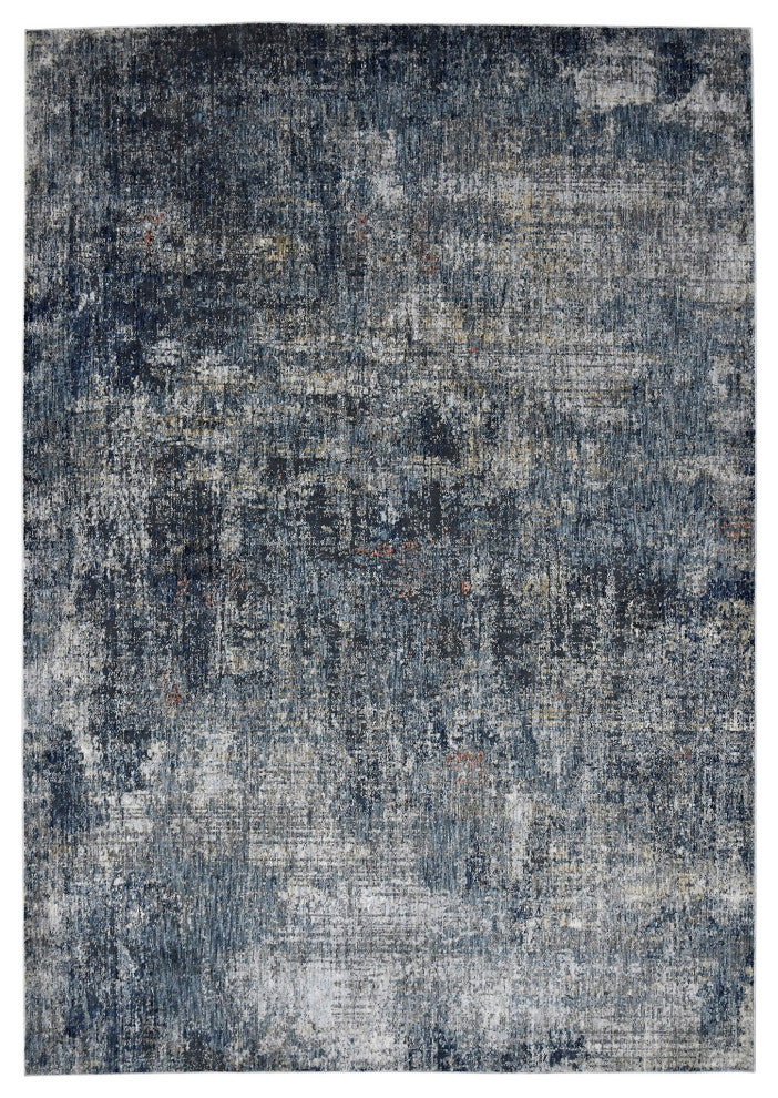Vermont Bianca Area Rug, Gray, 9'10" x 13'1", Abstract