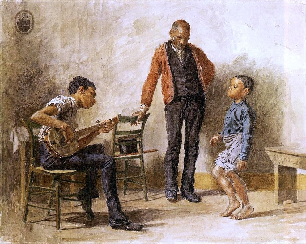 Thomas Eakins The Dancing Lesson Wall Decal