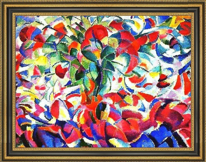 Charles Linford Title Unknown - 18" x 24" Framed Premium Canvas Print