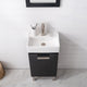 Stella Modern Black 16.5" Single Sink Vanity