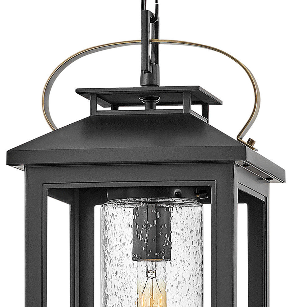 Hinkley Atwater Large Hanging Lantern, Black